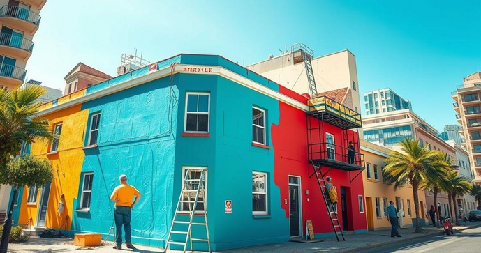 Empresa de pintura de fachada transforma a estética do seu imóvel com qualidade e durabilidade Empresa de pintura de fachada transforma a estética do seu imóvel com qualidade e durabilidade